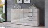 Sideboard Owingen / Oakland, Glas, Holzwerkstoff, Grau, 184 x 102 x 42 cm Bild 4