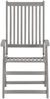 vidaXL Verstellbare Gartenstühle 2 Stk. mit Auflagen Massivholz Akazie 3064699 Bild 4
