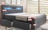 PROMETO Möbel Boxspringbett ARONA - Matratze, 2 Schubladen und Topper, LED und Chesterfield, mit 2 Schubladen, mit Topper und Matratze Bild 2