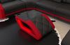 Couchtisch Swing - Ledermix - schwarz-rot Bild 4