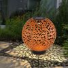 LED Solarleuchte, orientalisches Ton Design, 20 cm Bild 2