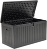 VELIO Aufbewahrungsbox 82x161, schwarz mit Holzmaserung, Material: Polypropylen-Kunststoff Bild 2