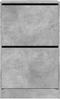 vidaXL Schuhschrank Betongrau 60x34x96,5 cm Holzwerkstoff 839948 Bild 5