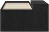 vidaXL Hochbett mit Schreibtisch für Kinder Schwarz 75 x 190 cm 3422684 Bild 4