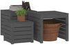 vidaXL 3-tlg. Gartenbox-Set Grau Massivholz Kiefer 823957 Bild 4
