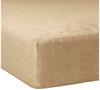 Traumschlaf Flausch Biber Boxspring Matratzen Spannbettlaken, Sand, 120x200 cm Bild 3
