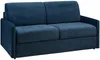 Vente-unique - CALIFE Sofa SamtStoff Blau - B 223 cm94 cm x H 85 cm x L 170 cm Bild 2