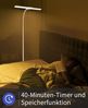 ZMH LED Stehlampe Stehleuchte Dimmbar - Modern Touch Control Leselampe Wohnzimmer 10W mit Timer und Memory Funktion Touch Flexibler Schwanenhals Modern Standleuchte für Schlafzimmer Bild 4