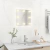 vidaXL Wandspiegel mit LED-Beleuchtung Quadratisch Glas [3078635] Bild 3