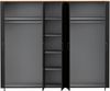 FORTE Kleiderschrank Bohol Höhe 214 cm, 5türig, SoftClose Bild 4
