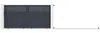 Vente-unique - BAZIO Eingangstor Metall Grau - B 4,6 cm x H 178 cm x L 348 cm Bild 3
