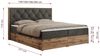Boxspringbett, Schlafzimmerbett, Bettkasten - VENETO - 160 x 200 cm - Dunkelgrau Velvet - H3 Bild 5