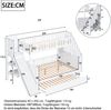 Etagenbett Mit Rutsche Und Ausziehbett Weiß 90x200 140x200 Sternen Mond Motiv Sicherheitsrutsche Stauraum Kiefer Massivholz Lattenrost Geschwisterbett Kinderzimmer Bild 5