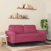vidaXL 2-Sitzer-Sofa Weinrot 140 cm Samt 359533 Bild 3
