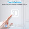SONNI Badezimmerspiegelschrank Badezimmerspiegelschrank mit dreifarbigen LED,105 cm x 65 cm, LED, mit Touch und Steckdose, Edelstahl, 3 türig, mit 2/3 Fächern Bild 3