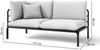 Selsey 'Worcully' Garten-Chaiselongue, wasserabweisend, beige/schwarzes Gestell ca. 80 x 147 x 80 cm Bild 2