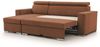 Ecksofa Schlafsofa Sofa CANTON in Stoff Camelia Rostbraun Ottomane Links Bild 4