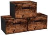 Sekey Aufbewahrungsbox Aufbewahrungsbox mit Deckel aus Vliesstoff Faltbare Stoffboxen, Faltbox Organizer für Kleidung Aufbewahrungsboxen für Schrank Regal Bild 5