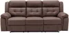 Vente-unique - ORTIANO Sofa StoffStoff Braun - B 97 cm x H 102 cm x L 223 cm Bild 3