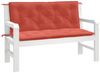 vidaXL Gartenbank-Auflagen 2 Stk. Melange Rot 120x50x7 cm Stoff 4002603 Bild 1