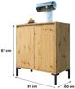 Newroom Sideboard Savage, Wildeiche Sideboard Vintage Industrial Highboard Anrichte Wohnzimmer Bild 3