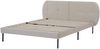 Polsterbett Porvoo Samt 140x200 cm Beige [en. casa] Bild 2
