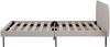 Polsterbett Porvoo Samt 140x200 cm Beige [en. casa] Bild 5