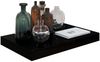vidaXL Schweberegale 4 Stk. Hochglanz-Schwarz 40x23x3,8 cm MDF 323765 Bild 3