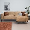 Bronx71 Ledersofa Kansas 3-Sitzer beige Bild 4