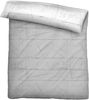 biberna Baumwoll-Satin Bettwäsche 0614509 WAND, sturmgrau, 1x 135x200 cm + 1x 80x80 cm Bild 3