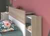 Jugendzimmer-Set >Aalborg 7< (3-teilig) in Weiße / Eiche Dekor Bild 4