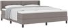 vidaXL Boxspringbett mit Kopfteil Taupe 200 x 180 cm Stoff 3341122 Bild 2