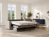 Vente-unique - DARIELO Sofa Stoff Schokoladenbraun - B 223 cm152 cm x H 85 cm x L 275 cm Bild 3