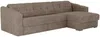 Vente-unique - DARIELO Sofa Stoff Schokoladenbraun - B 223 cm152 cm x H 85 cm x L 275 cm Bild 5