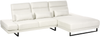Beliani 'IKAST' Ecksofa, Stoff cremeweiß, rechtsseitig, 320 x 214 x 105 cm Bild 4