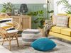 Pouf seeblau ⌀ 50 cm CONRAD Bild 3