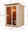 Sanotechnik Finnische Sauna 'HELSINKI' für 2-3 Personen, Fichtenholz, 165x175x218,9 cm Bild 4