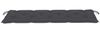 vidaXL Stapelbare Gartenbank mit Auflage 159 cm Massivholz Teak 3063321 Bild 3
