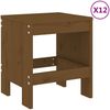vidaXL 13-tlg. Garten-Essgruppe Honigbraun Massivholz Kiefer 3157724 Bild 3