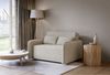 Selsey 'Duelia' Schlafsofa 2-Sitzer mit Bettkasten, Chenille hydrophob, Beige Bild 3