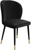 Stuhl Cleo (Farbe: Magic Velvet 2219, Beine: Schwarz / Schwarz + Gold) Bild 2