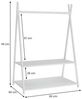 IDIMEX Kinderkleiderschrank DANILO Kindergarderobe freistehend Ablage Tipidesign Bild 3