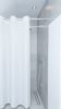 Textil Duschvorhang weiss 200x220 cm grosse Ösen Hookles Gardine Fenstervorhang Bild 2