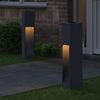 vidaXL Solar LED Wegeleuchte 2 pcs Anthrazit Kalt gewalzter Stahl 879718 Bild 3
