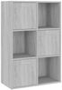 vidaXL Lagerschrank Grau Sonoma 60x29,5x90 cm 815454 Bild 2