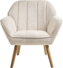 Sessel TORUD Stoff Hellbeige Bild 4