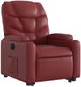 vidaXL Relaxsessel mit Aufstehhilfe Weinrot Kunstleder 3204662 Bild 4