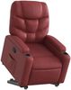 vidaXL Relaxsessel mit Aufstehhilfe Weinrot Kunstleder 3204662 Bild 3