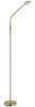 LED Stehleuchte, Metall, Messing matt, Acryl, Touchdimmer, H 173 cm Bild 4