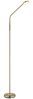 LED Stehleuchte, Metall, Messing matt, Acryl, Touchdimmer, H 173 cm Bild 5